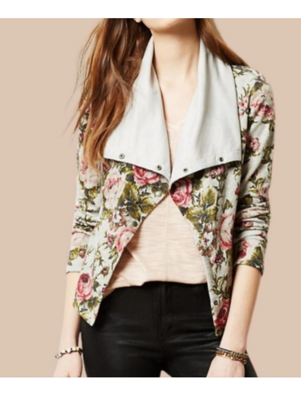 Anthropologie Saturday
Sunday Florascape Moto Size Small
